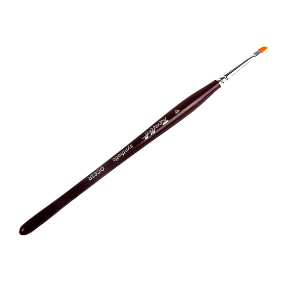 Rubleff Beveled Gel & Chinese Painting Brush #4, Synthetic (GC63R)
