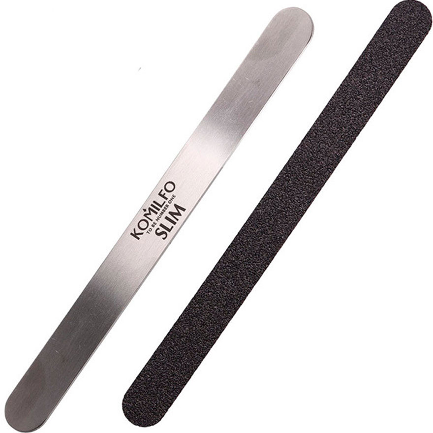 Komilfo replacement files for manicure - SLIM, 100 grit, 12 / 135mm, 50 pcs