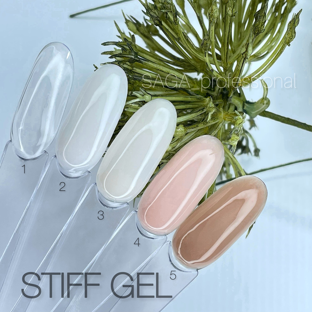 SAGA professional STIFF Gel гель-желе Coffee (молочный кофе), 13 мл