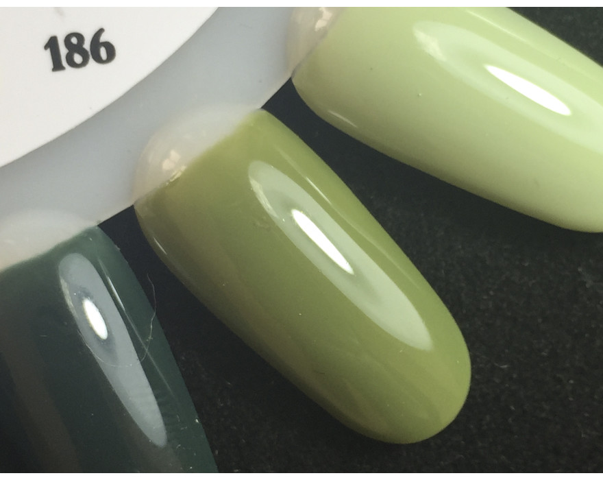 FOX gel varnish No. 186 (olive, enamel), 7 ml