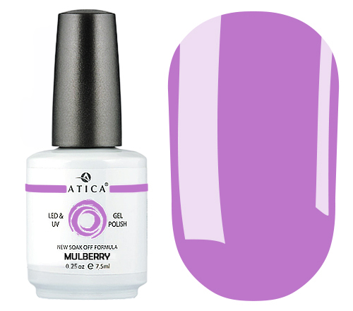 Atica Mulberry GPM149 gel-varnish (pastel bright lilac, enamel), 7.5 ml