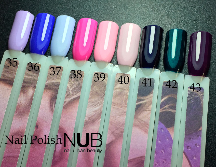 Nail polish NUB 036 Deep Truth (muted blue, enamel), 14 ml