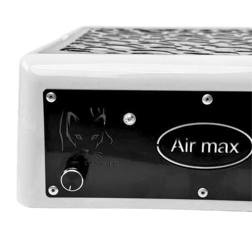 AIR MAX Manicure extractor hood Panther '24, 220V, white with black panel (24 months warranty)