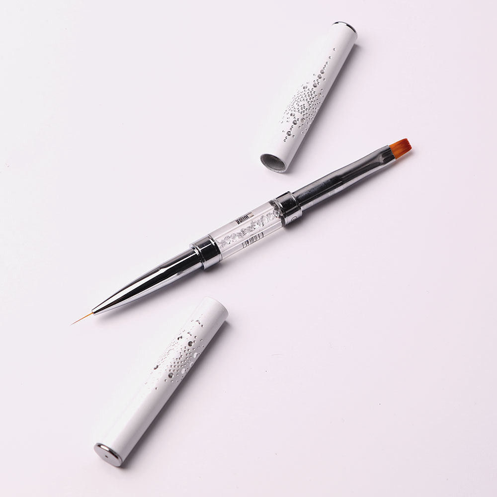 Komilfo Double Gel flat 6 (Nylon) / Liner 9 (Nylon) brush