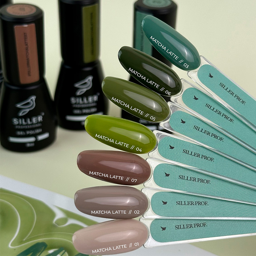 Siller Гель-лак для нігтів Matcha 07, 8 мл Siller Гель-лак для нігтів Matcha 07, 8 мл
