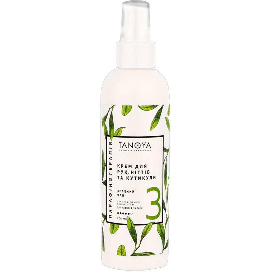 Tanoya Hand, Nail & Cuticle Cream, Green Tea, 200 ml Tanoya Hand, Nail & Cuticle Cream, Green Tea, 200 ml