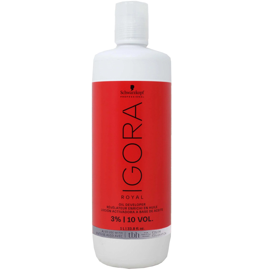 Igora Royal Oil Developer 3% 10 Vol. - лосьон-проявитель для краски Igora Royal, 1000мл