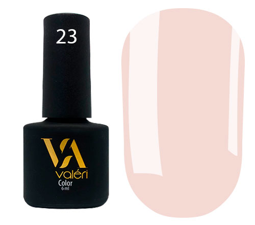 Гель-лак Valeri №023 (розово-бежевый, эмаль), 6 мл Гель-лак Valeri №023 (розово-бежевый, эмаль), 6 мл