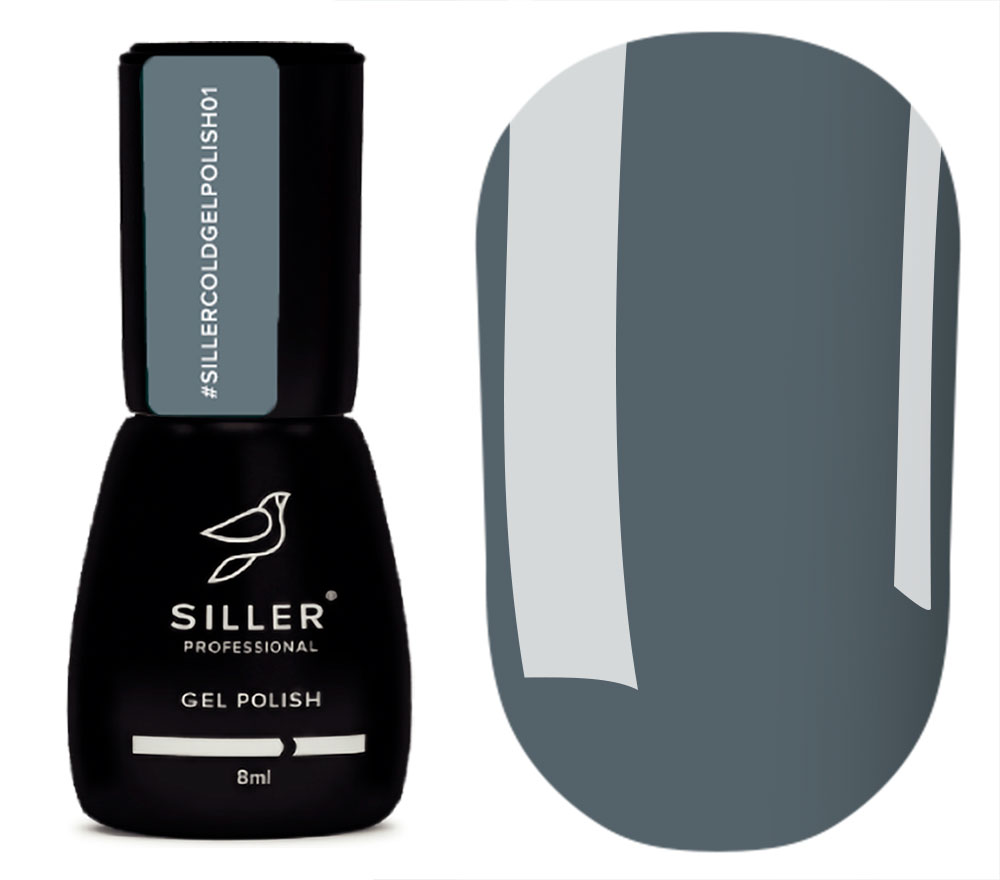 Siller Gel polish Cold No. 01, 8 ml