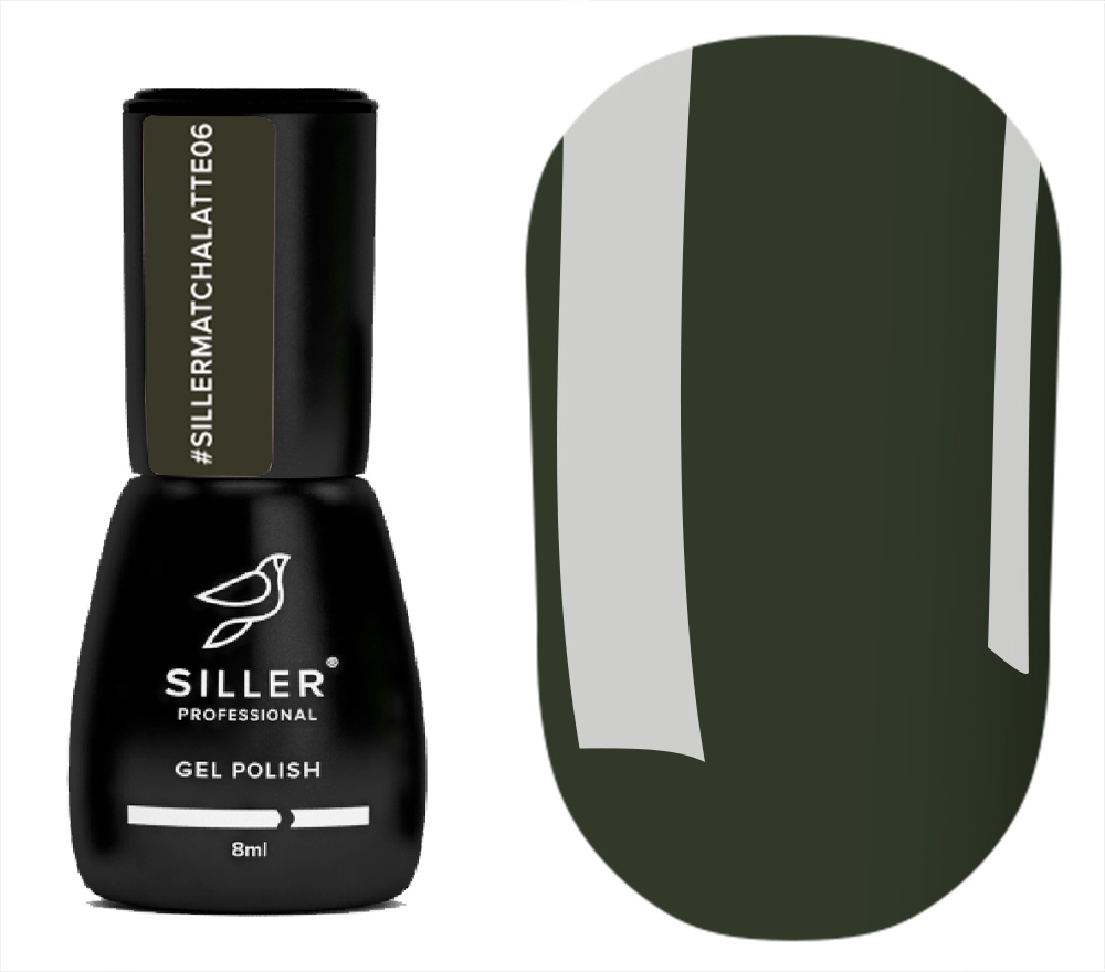 Siller Гель-лак для нігтів Matcha 06, 8 мл