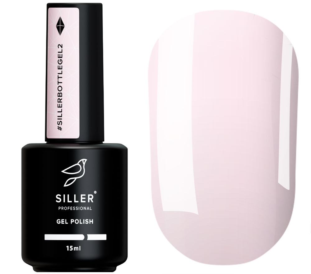 Siller Гель для нігтів Bottle Gel №02 (ніжно-рожевий), 15 мл