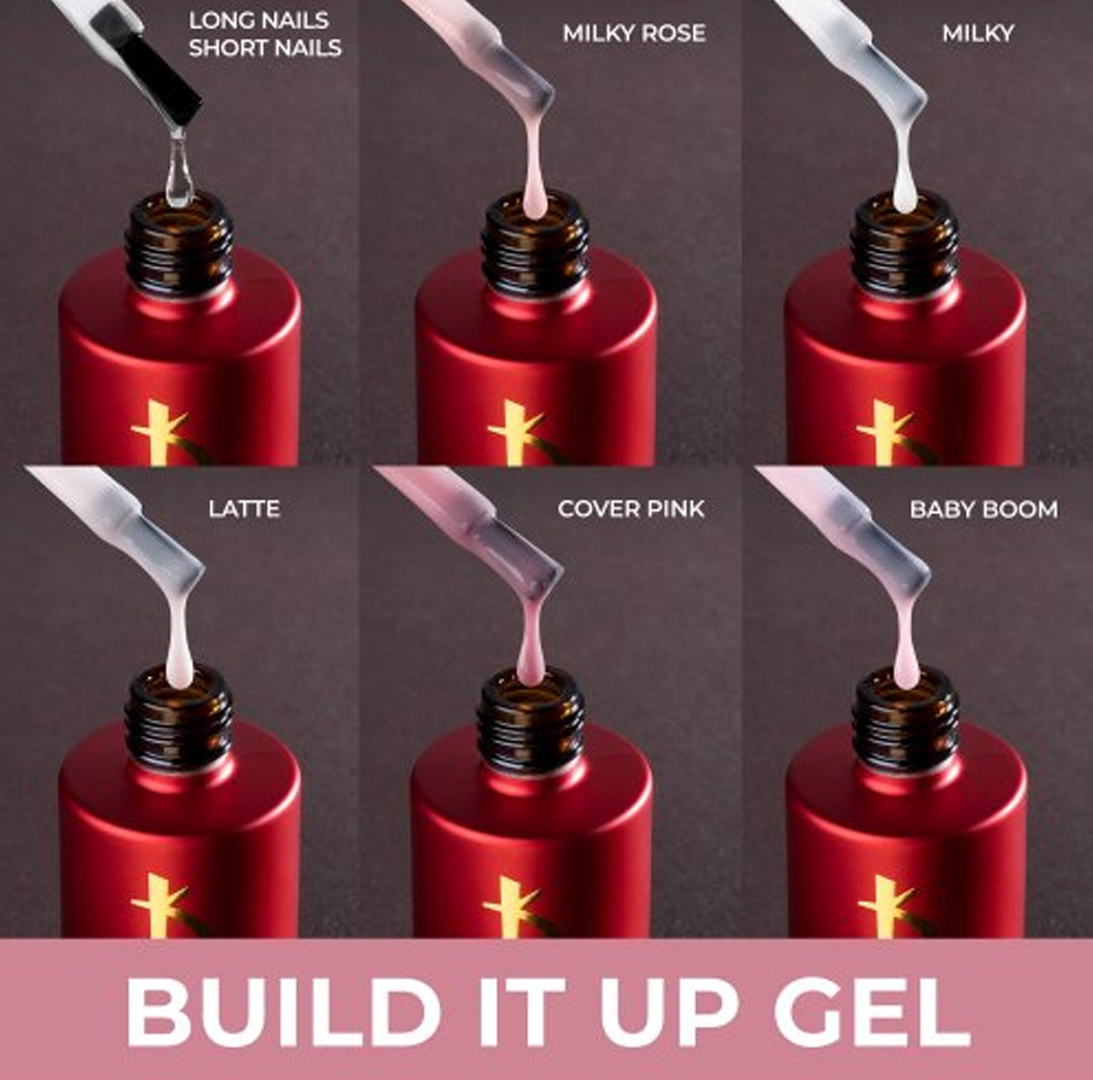 Kodi Professional Моделюючий гель з пензликом Build It Up Gel Long nails, 15 мл
