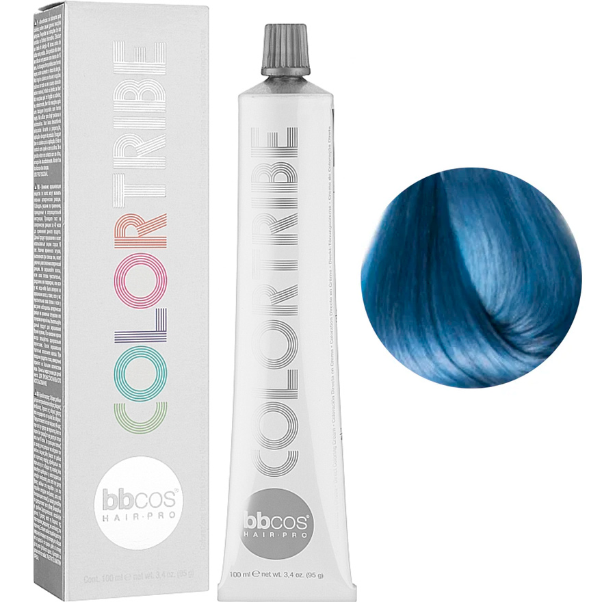 Bbcos Color Tribe Straight hair dye Blue, 100 ml