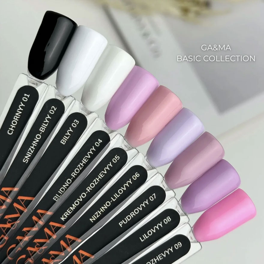 GA&MA Gel polish Basic collection 003 white, 15 ml