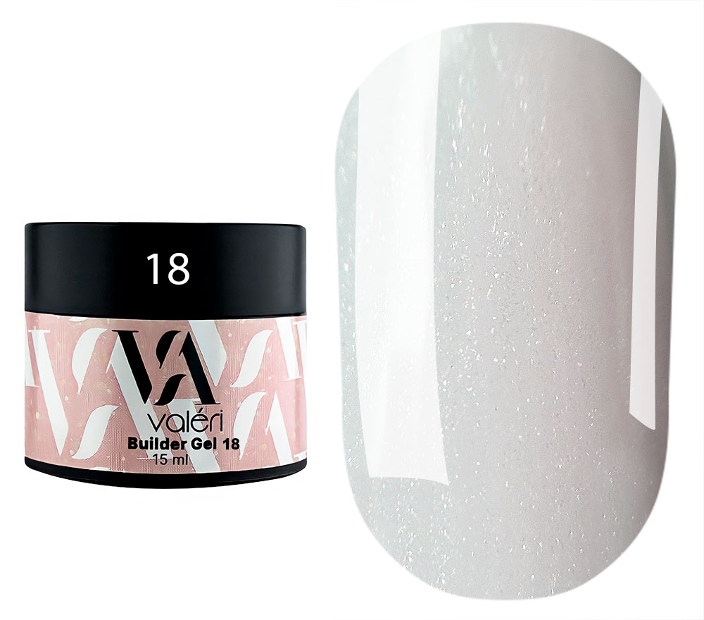 Valeri Nail Gel Builder Gel 01 Nude, 15 ml