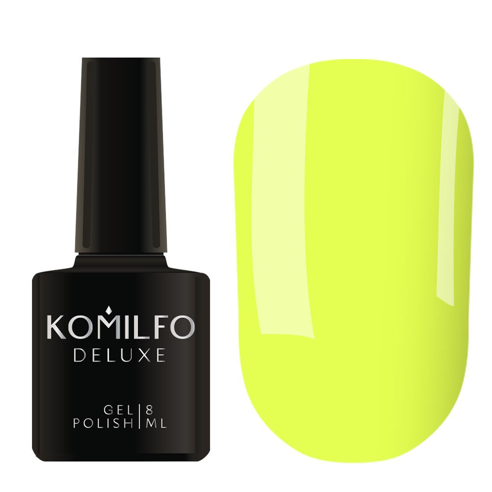 Gel varnish Komilfo DeLuxe Termo C003 (light brown, when heated - bright light green), 8 ml