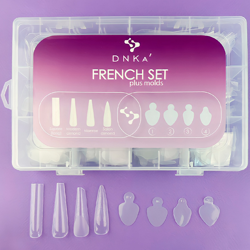 DNKa French set (upper forms + molds) French Set plus molds, 192/96 pcs