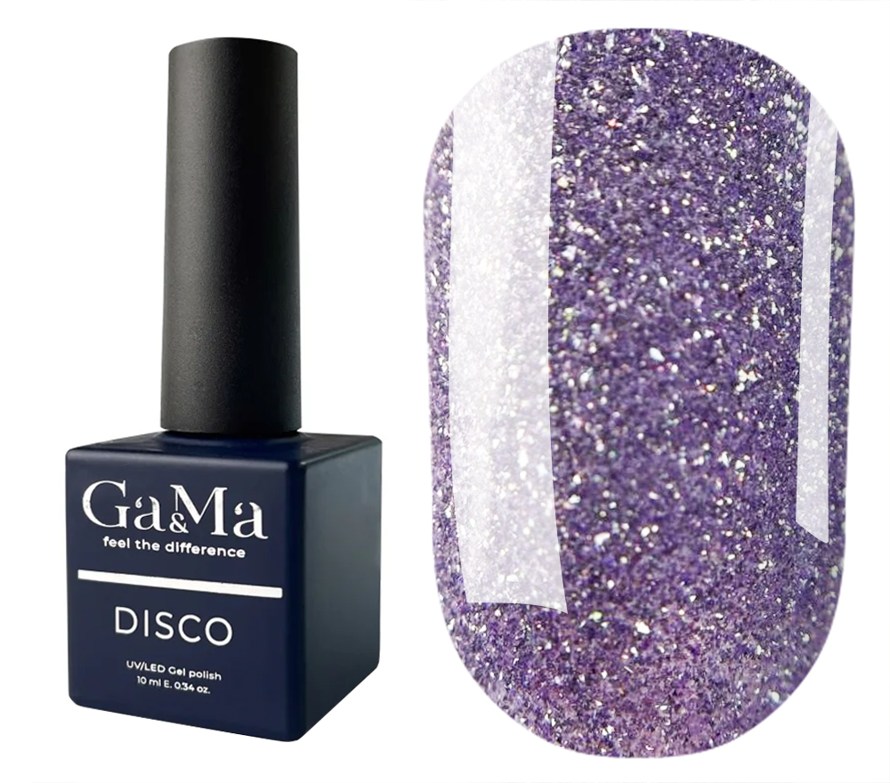 GA&MA Gel polish Holographic glitter 003, 10 ml