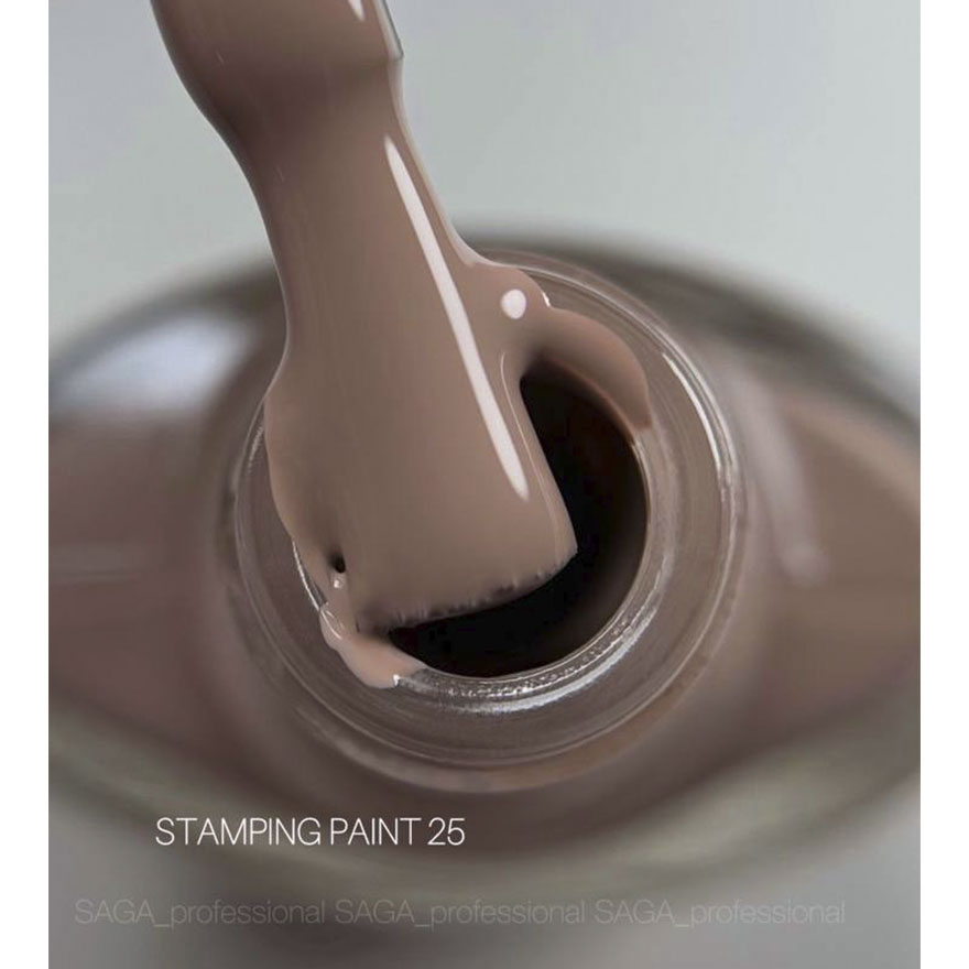 SAGA professional farba varnish for stamping 25 nude, 8 ml
