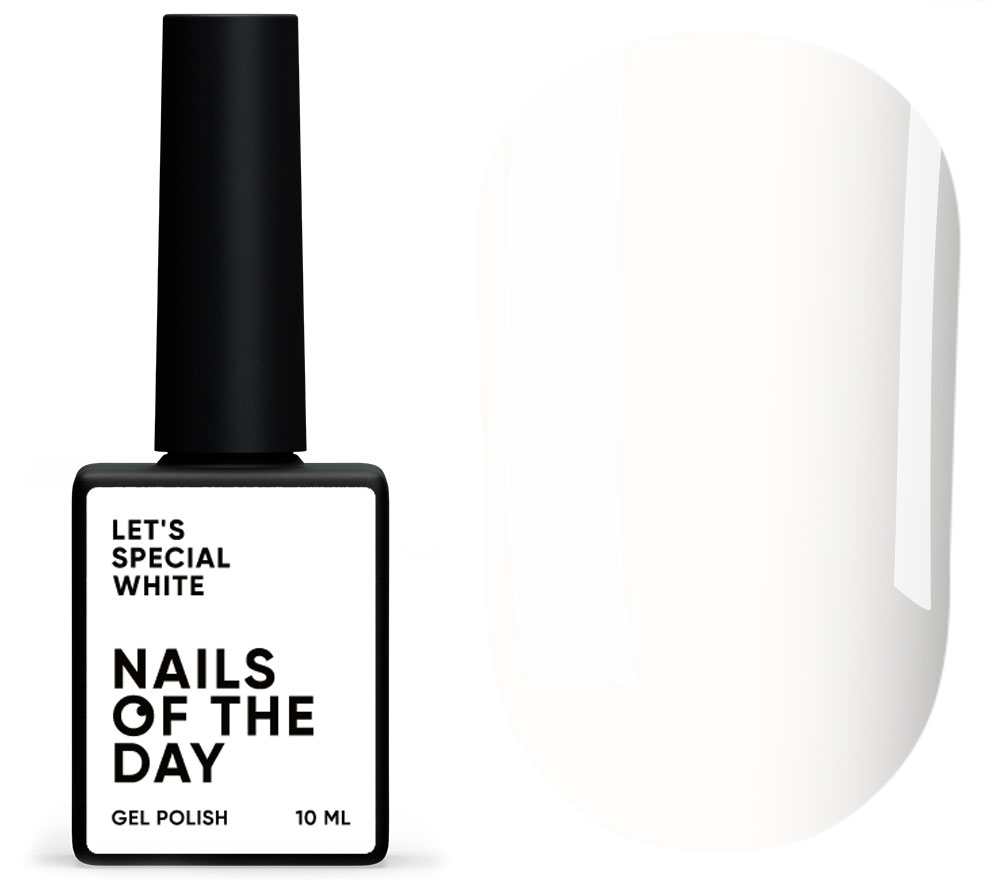 Nails Of The Day Гель-лак Let’s special White, 10 мл