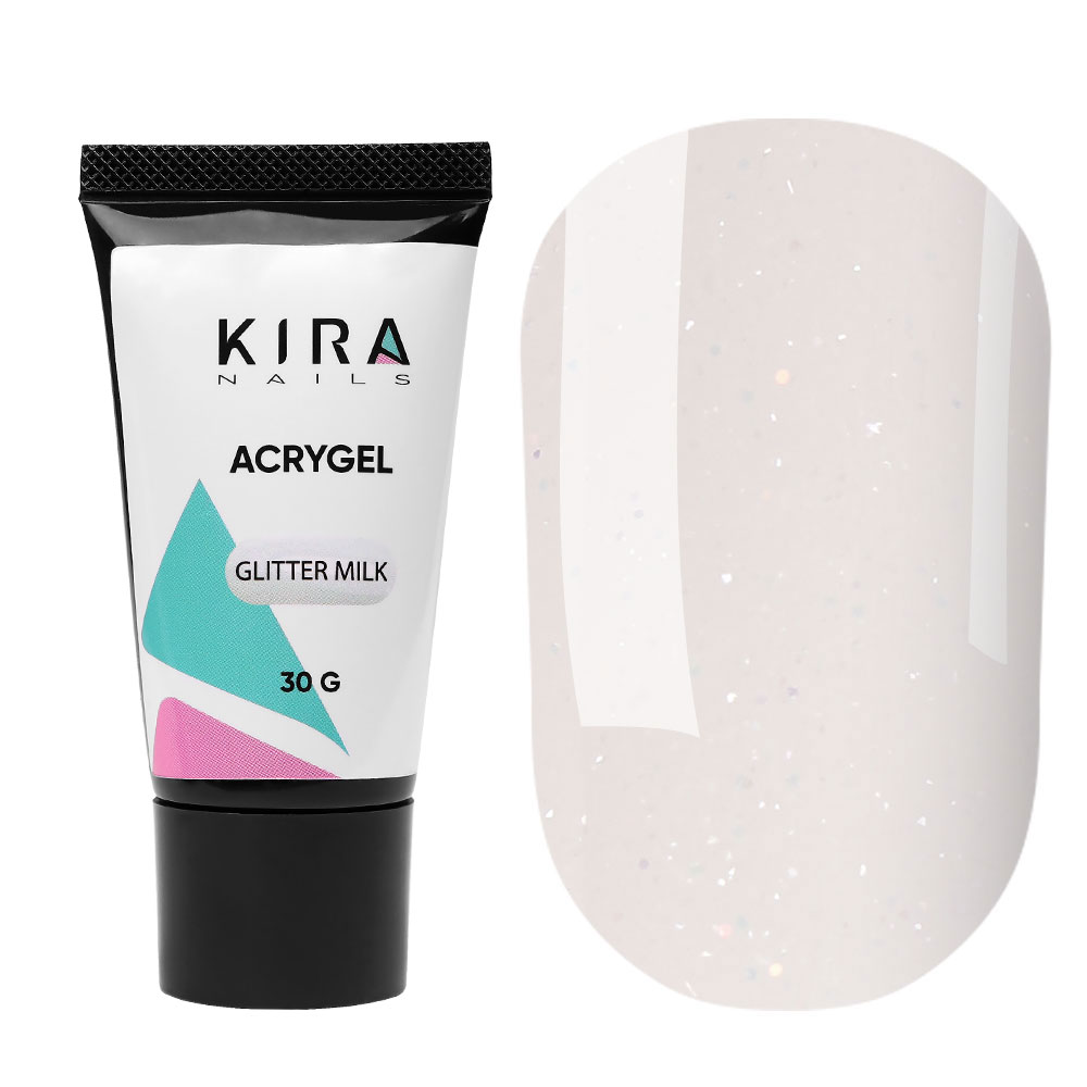 Kira Nails Acryl Gel Glitter Milk, 30 g
