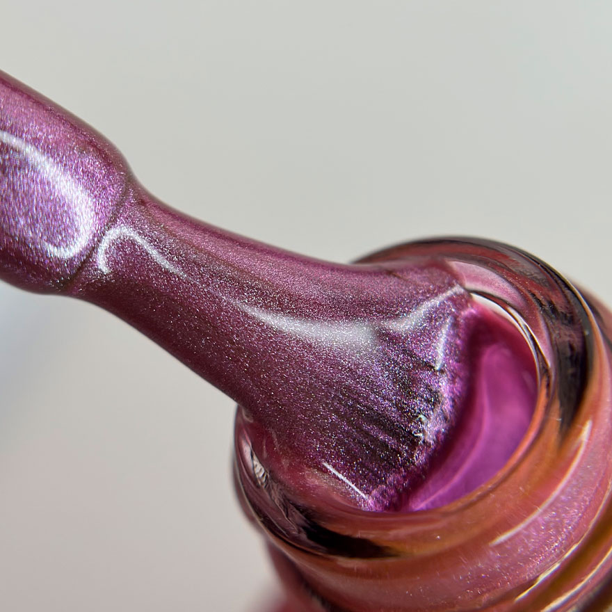 Molekula DIAMOND gel varnish No. 501 (silver, with sparkles and mica), 6 ml