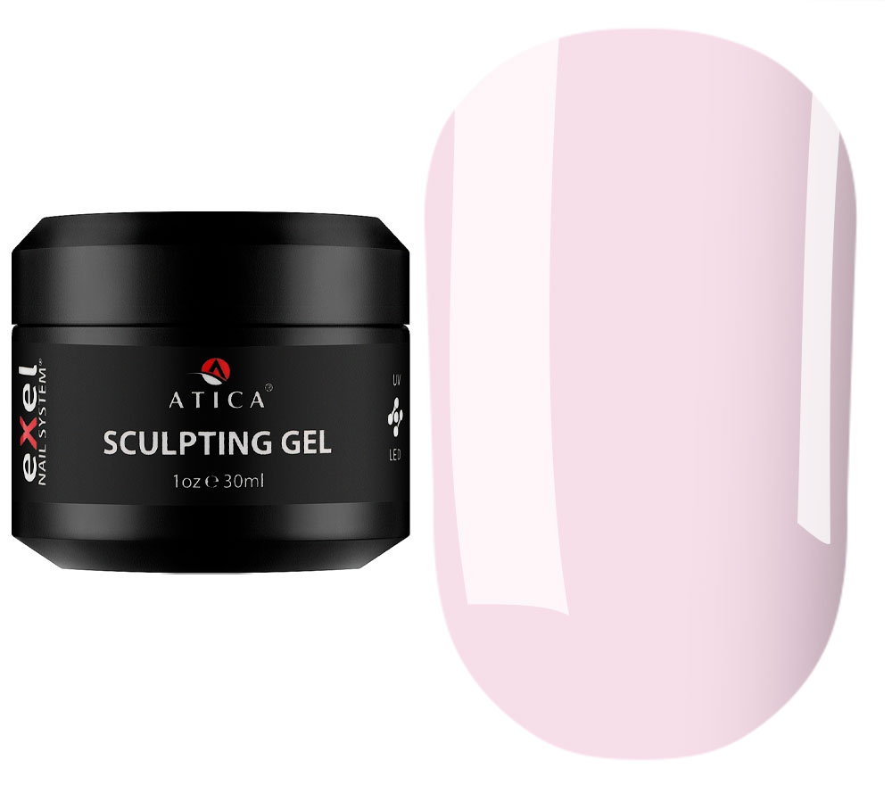 Atica Моделюючий гель Sculpting Gel Candy Pink 07, 30 мл Atica Моделюючий гель Sculpting Gel Candy Pink 07, 30 мл