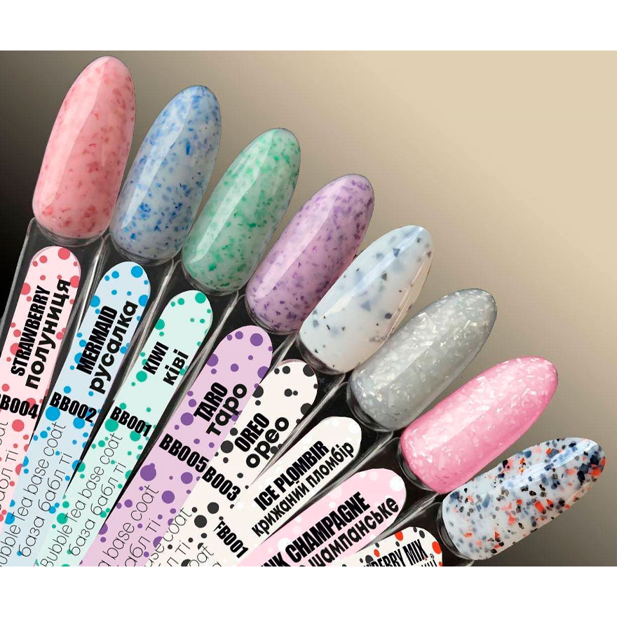 Molekula Base Coat Bubble Tea Strawberry #BB004, 12 ml