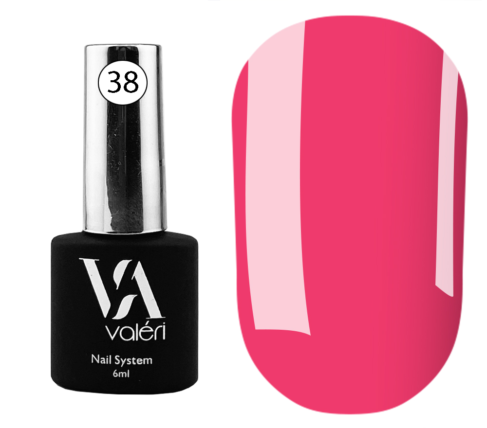 Valeri База для ногтей French Basa neon 038 (неоновая малина), 6 мл Valeri База для ногтей French Basa neon 038 (неоновая малина), 6 мл