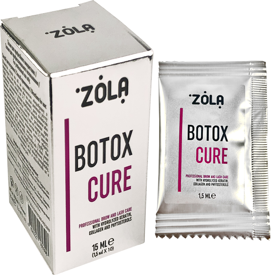 ZOLA Botox Cure Botox for eyebrows and eyelashes 1.5 ml, 10 pcs.