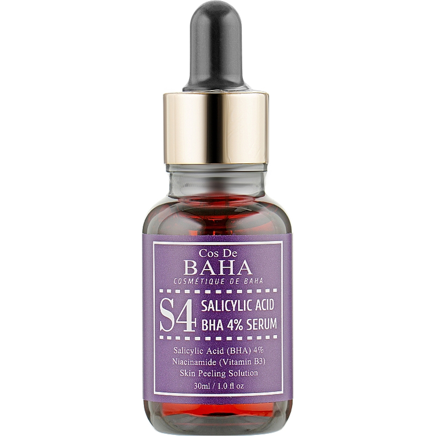 Cos De BAHA Acid serum for problem skin S4 Salicylic Acid BHA 4% Serum, 30 ml