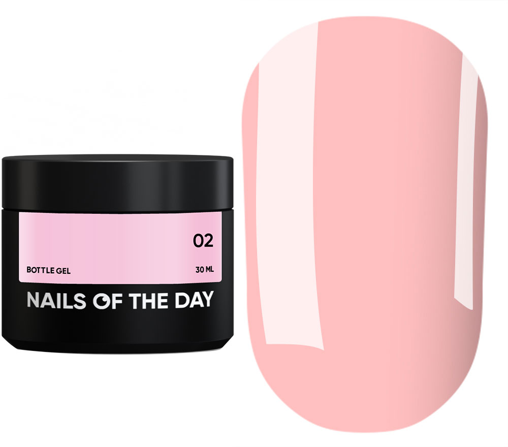 Nails Of The Day Nail Bottle Gel No. 02, 10 ml