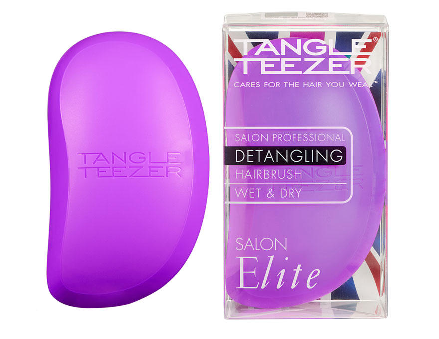 Comb Tangle Teezer Salon Elite Purple & Yellow
