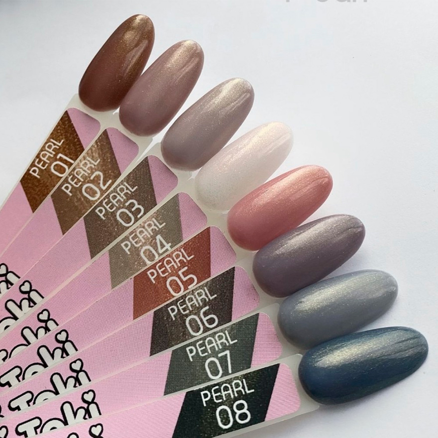 Toki Toki Gel nail polish Pearl No. 008, 5 ml
