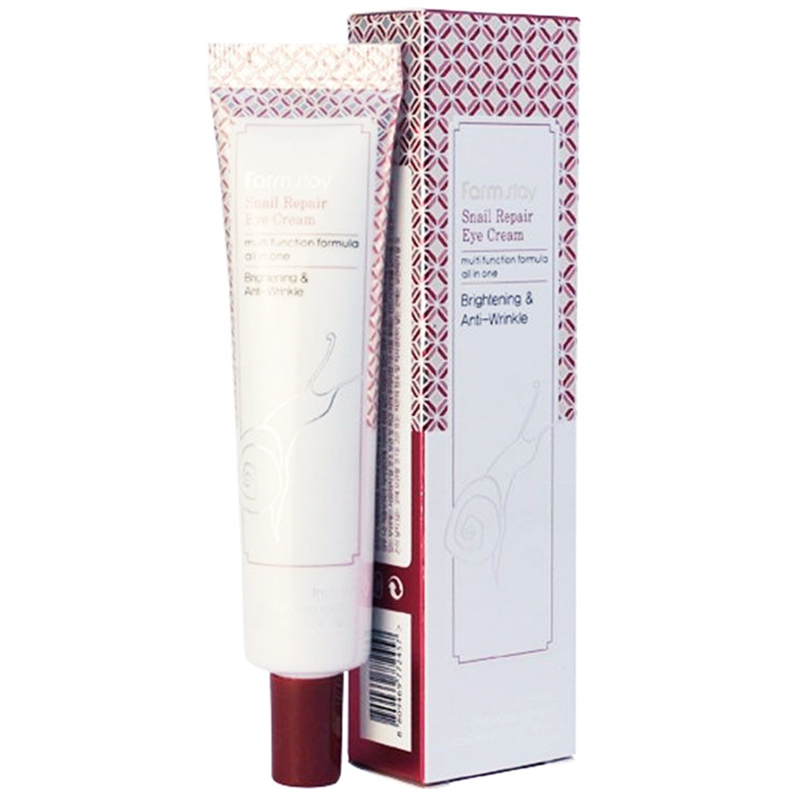 FARMSTAY Snail Repair Eye Cream - Eye cream with snail mucin, 40 ml