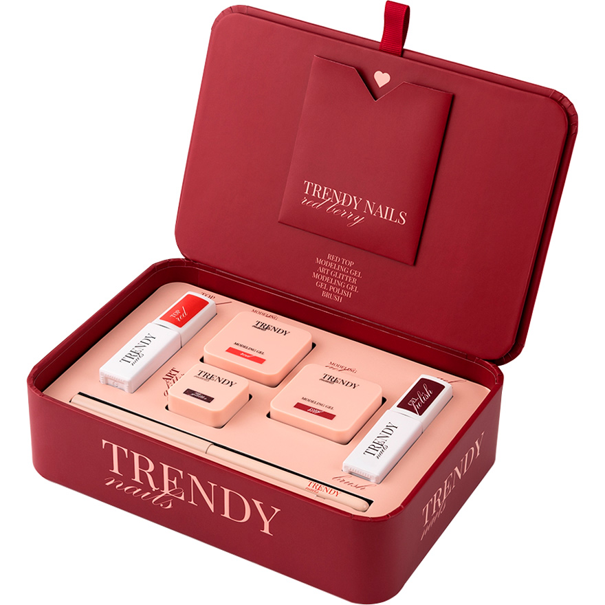 Trendy Nails набор для маникюра "RED BERRY" Trendy Nails набор для маникюра "RED BERRY"