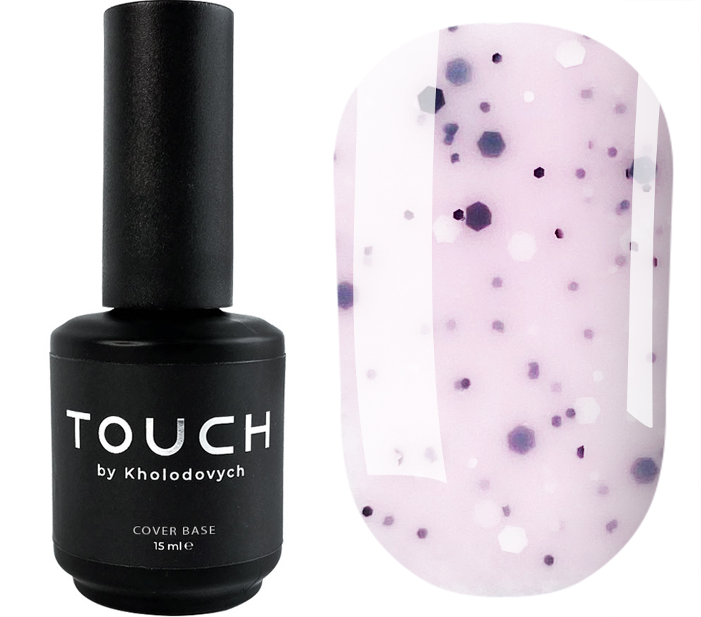 Touch Base potal 11 (нежно-розовый с крошкой), 15 мл