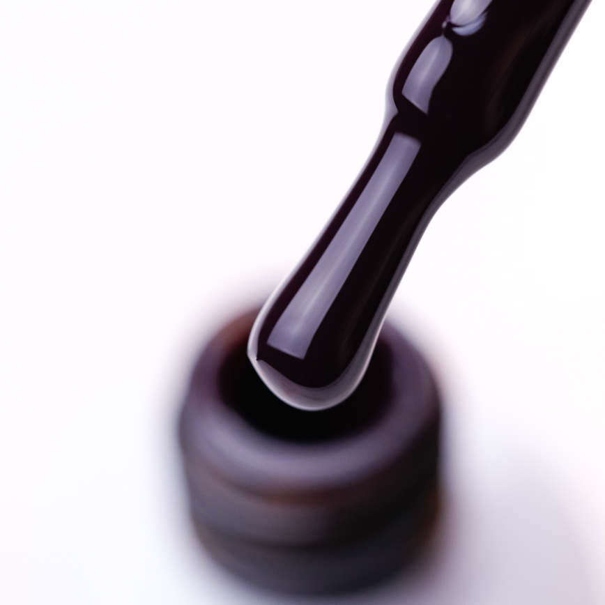 Atica Black Cherry GPM73 gel-varnish (dark plum, enamel), 7.5 ml