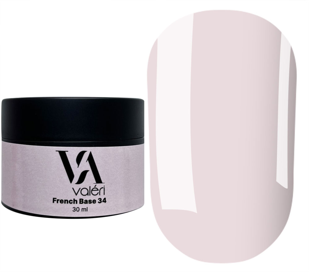Valeri Nail base French Base 034 (milky lilac), 30 ml
