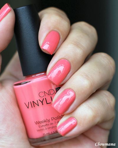 Лак CND Vinylux Weekly Polish - 154 Tropix (лососевий, емаль), 15мл
