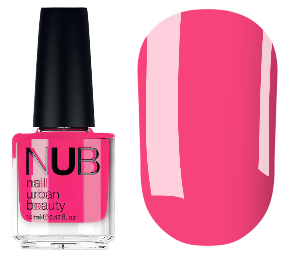 NUB 038 Pink Flamingo nail polish (pink fuchsia, enamel), 14 ml