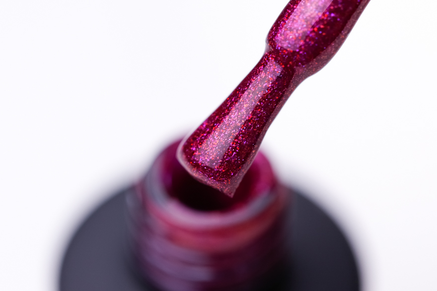 OXXI Gel nail polish No. 237 (wine, micro-shine), 10 ml