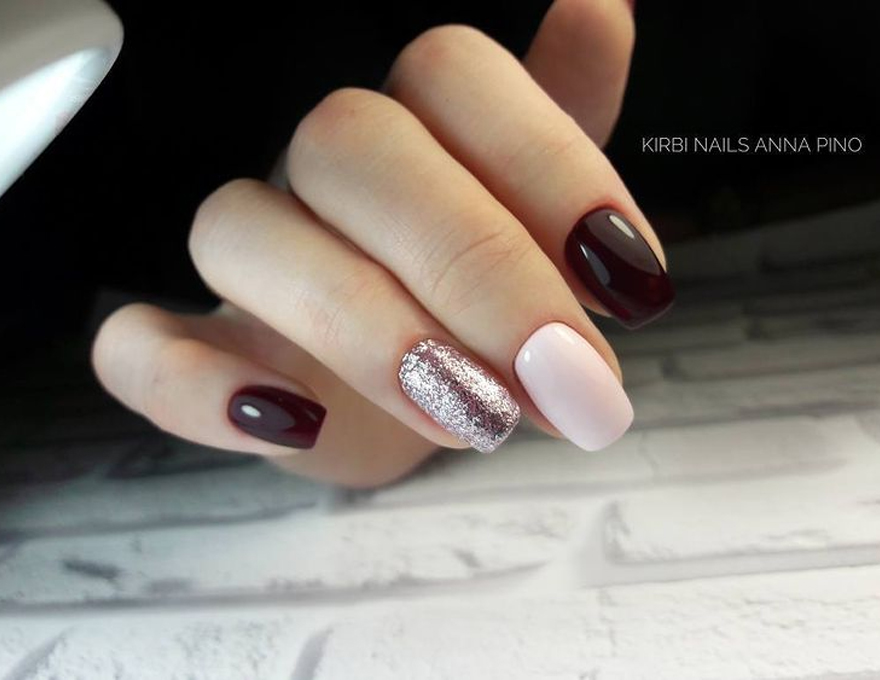 Atica Vintage Red GPM85 gel varnish (dark plum, enamel) 7.5 ml