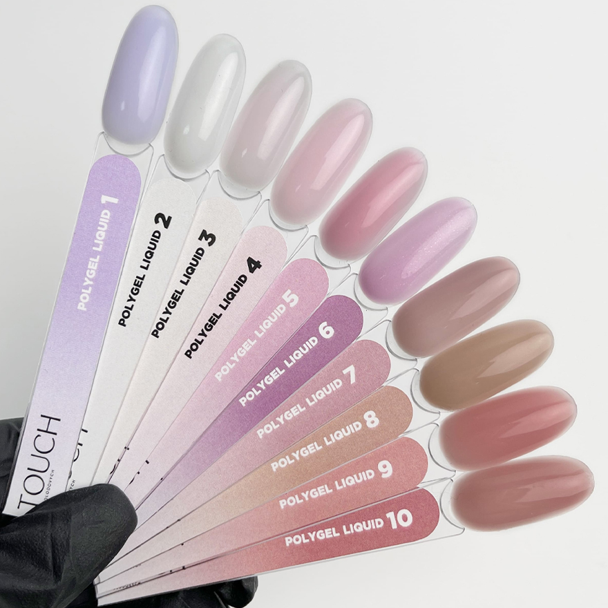 УЦІНКА до 11.2026 Touch Рідкий полігель Liquid polygel 001 (без пензлика), 15 мл