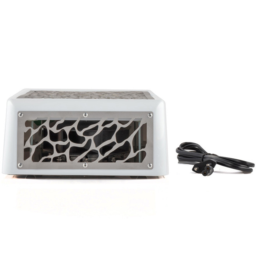 AIR MAX Manicure extractor hood Panther '24, 220V, white with steel panel (24 months warranty)