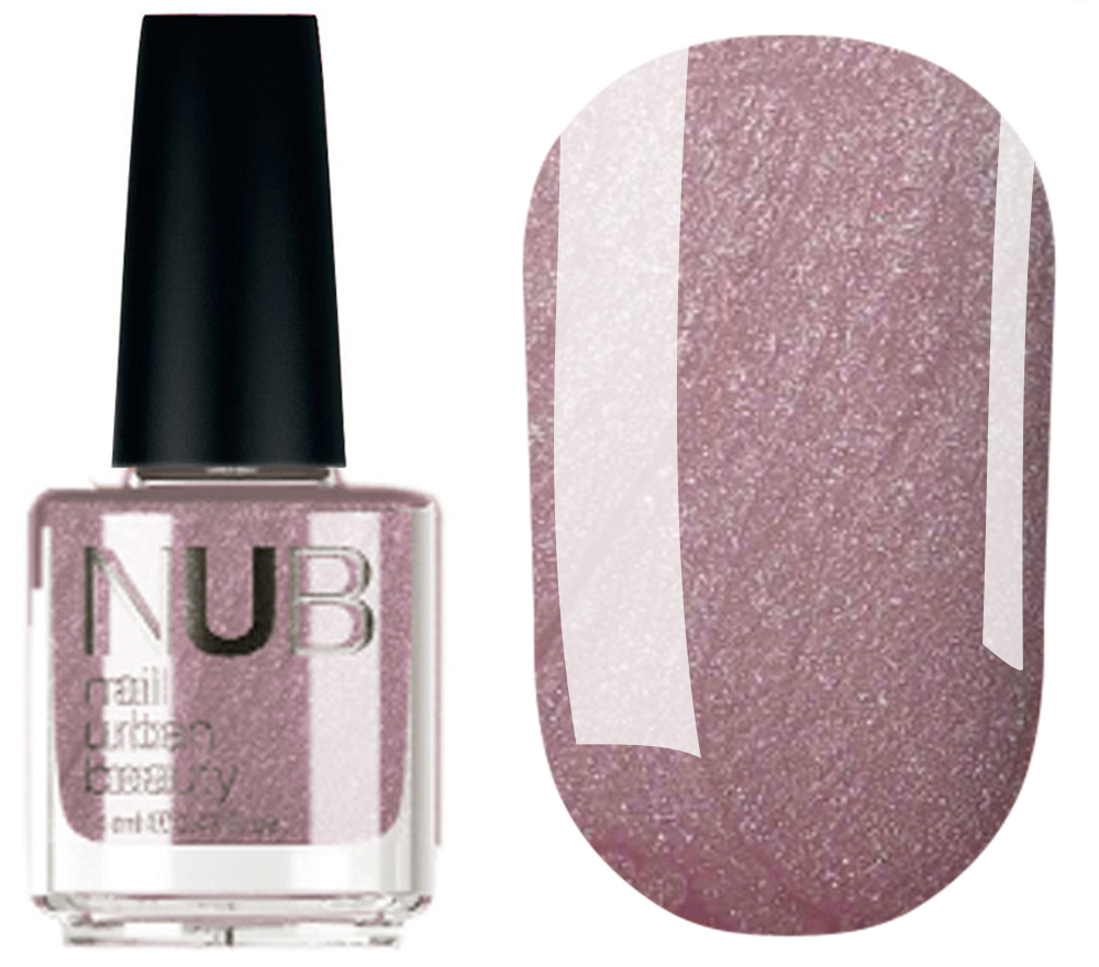 Nail Polish NUB 058 Tears on Tape (smoky lilac with shimmer, matte) 14 ml