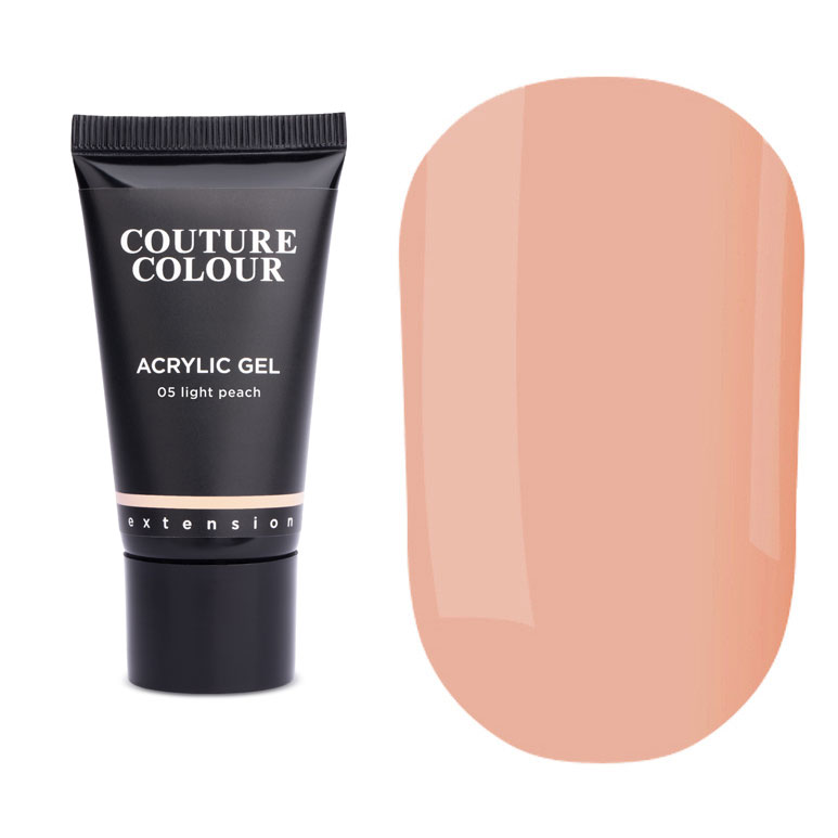 COUTURE Color Acrylic Gel - Light Peach, 30 ml
