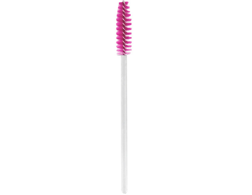 Hair brush, nylon, fuchsia on white base (1 pc)