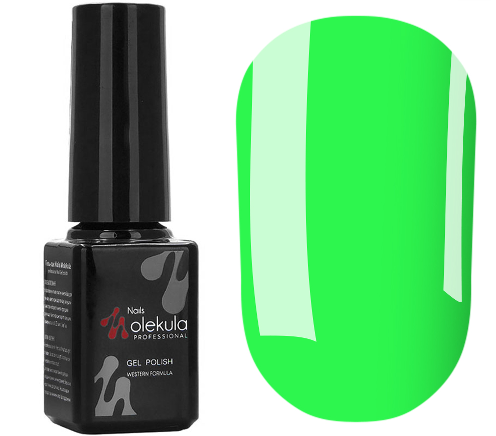 Molekula gel varnish No. 57 (light green, neon), 6 ml Molekula gel varnish No. 57 (light green, neon), 6 ml