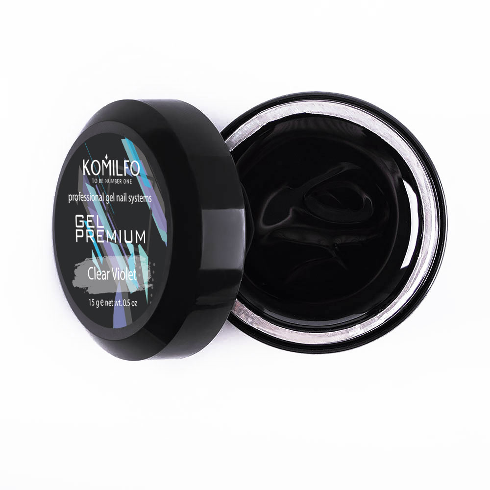 Komilfo Gel Premium Clear Violet, 15 g Komilfo Gel Premium Clear Violet, 15 g
